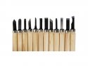 Gouging knife set 12-piece 
